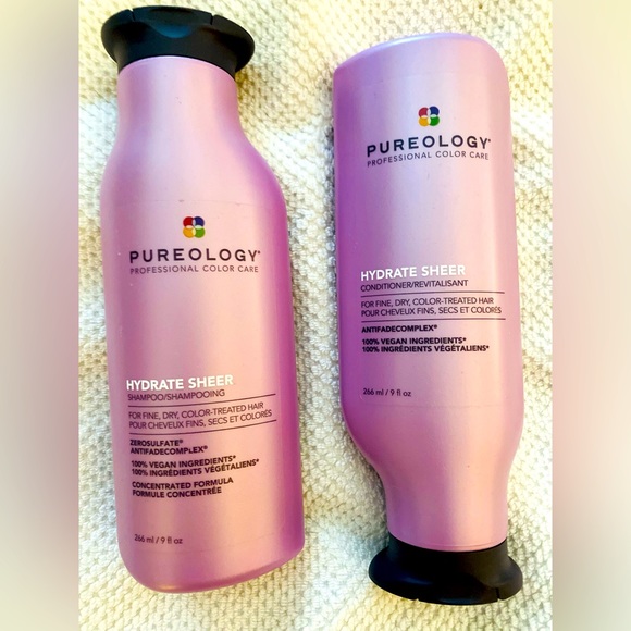 Pureology Hair New Unopened Pureology Hydrate Sheer Shampoo And